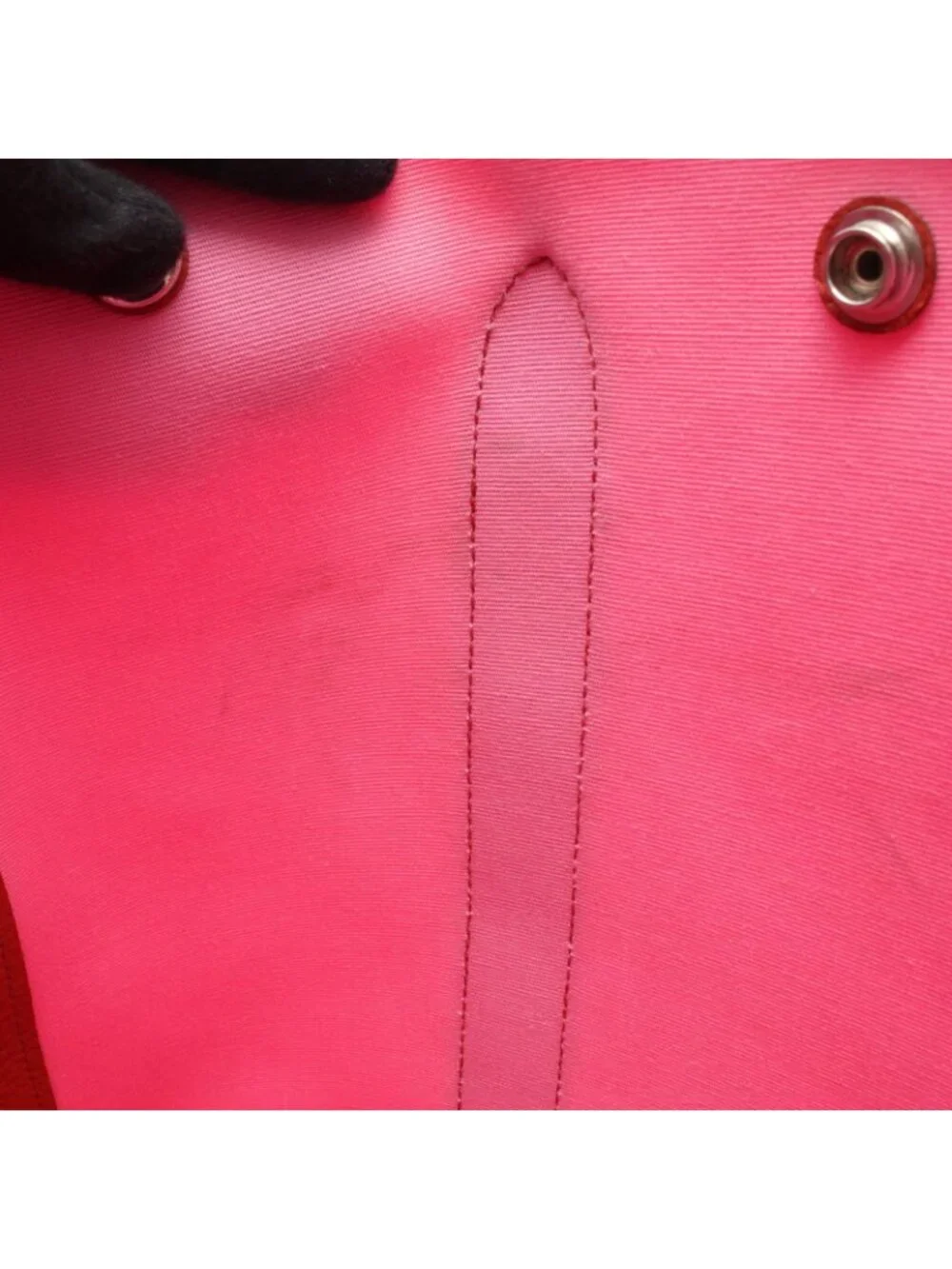 Hermes Tote Garden File PM 2-Way Pink Rouge Ducese Canvas PM